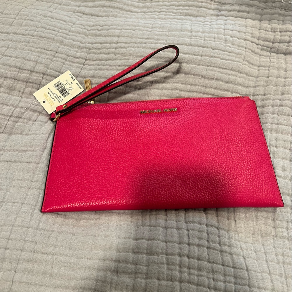 Michael Kors leather Pouchette